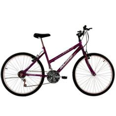 Imagem de Bicicleta Aro 26 Feminina Life 18 Marchas Roxa Violeta - Dal'annio Bik