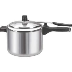 Imagem de Panela De Pressão 4,5 Litros Polida  Alumínio Oliveira - Aluminio Oliv