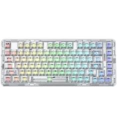 Imagem de Teclado Gamer Redragon Elf K649 Pro RGB Backlit Bluetooth - Branco/Tra