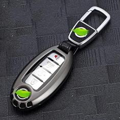 Imagem de TPHJRM Porta-chaves do carro Capa Smart Zinc Alloy Key, apto para nissan juke leaf micra k12 note patrol qashqai   Infiniti, Chave do carro ABS Smart Car Key Fob