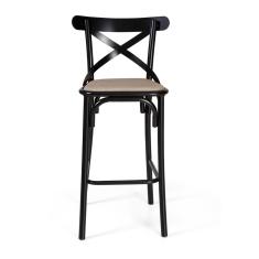 Imagem de Banqueta Com Encosto Katrina Em Aço 