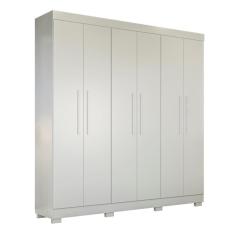 Imagem de Guarda Roupa Roupeiro Flórida 6 Portas 4 Gavetas Tigus Baby Branco