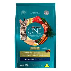 Imagem de Ração Seca Nestlé Purina One Frango e Carne para Gatos Filhotes - 500 g