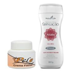 Imagem de Kit 1 Creme Facial Nova Pele + 1 Sabonete Sensação Íntimo Aroeira - A