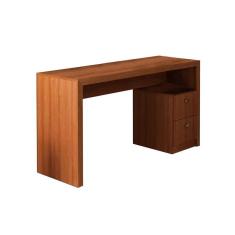 Imagem de Mesa De Computador Solteiro Me4130 C 2 Gavetas Amendoa Tecno Mobili