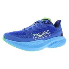 Imagem de HOKA ONE ONE Tênis masculino Mach 6, Azul virtual/azul Bellwether, 41