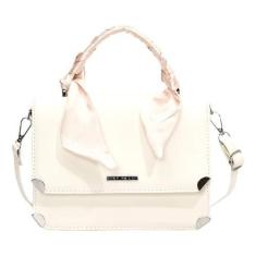 Imagem de Bolsa Feminina Transversal Casual Moderna Estilosa Passeio - Alwy, Off