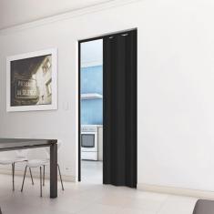 Imagem de Porta Sanfonada Pvc Plastporta 210x96cm Bcf Preto