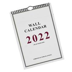 Imagem de NUOBESTY 2022 Planejador Anual Exibição Do Calendário Calendário de Parede Calendário de Parede 2022 Bloco de Notas para O Escritório Em Casa