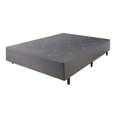Imagem de Base Box Casal Serflex Nice 30x193x203cm Cinza