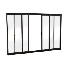 Imagem de Janela De Correr Em Alum nio 100 X 120 X 6 Cm 4 Folhas V. Inc