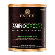 Imagem de Aminoácidos Amino Greens Sabor Suco Verde e Limão Yuzu Essential Nutrition 240g