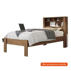 Imagem de Cama Solteiro Com Baú Invicta Jatobá