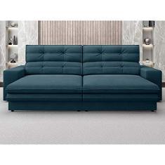Imagem de Sofá Pegasus 2,50m Assento Retrátil e Reclinável Velosuede Royal - Netsofas