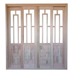 Imagem de Porta Correr Troia/couro Eucalipto 2,15x2,00 Cx14