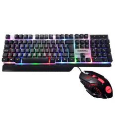 Imagem de Teclado Gamer Com Mouse Iluminação Rgb À Prova D'Água Dw-550 - Durawel