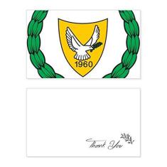 Imagem de Emblema nacional do Chipre país de agradecimento cartão de aniversário saudações casamento agradecimento