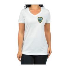 Imagem de Blusa Feminina Bordada Gola V NYPD Policia Nova York