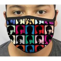 Imagem de Máscara de Proteção Lavável The Beatles mod.01