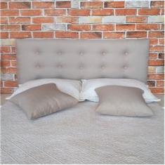 Imagem de Cabeceira Casal Las Vegas Botone 15 Com Pes Linho 140 X 120 Rbl