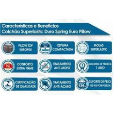 Imagem de Colchão Plumatex Superlastic Duro Spring Casal 138