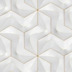 Imagem de Papel De Parede 3D Formas Geometrica Grandes Autocolante