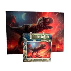 Imagem de Quebra-cabeça Dinossauro T-Rex de 60 peças