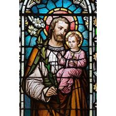 Imagem de Quebra-Cabeça Religioso São José de 300 peças em MDF Madeira