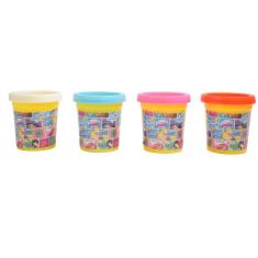 Imagem de Massinha De Modelar 4 Peças Com Aroma E Glitter Princesa