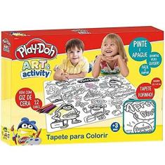 Imagem de Play Doh Tapete Para Colorir C/Giz De Cera - Fun F0054-4