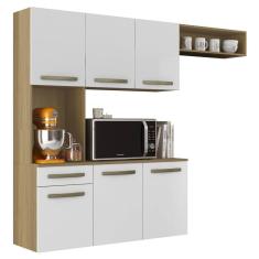 Imagem de Cozinha Compacta Suspensa 06 Portas 01 Gv 2012145 Atacama Branco Armoveis