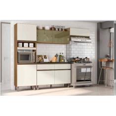 Imagem de Cozinha Porto Cor Carvalho Off White - Poliman