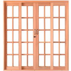 Imagem de Porta de Correr de Madeira 216cmx180cmx12cm PE631 Esel Marroml