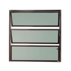 Imagem de Janela de Alumínio Basculante 60x40cm Vidro Mini Boreal Master Brimak