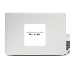 Imagem de Adesivo de vinil para laptop com citação para decoração de PC