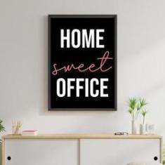 Imagem de Quadro Decorativo Home Sweet Office 34x23cm