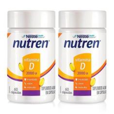 Imagem de Kit 2 Suplemento Alimentar Nutren Vitamina D 2.000Ui 60 Cápsulas