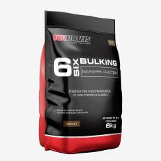Imagem de Suplemento 6 Six Bulking Gainers Bodybuilders Chocolate 6Kg