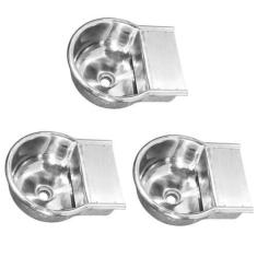 Imagem de Kit 3 Bebedouro Automático Animais Cães Suíno Alumínio 4 L - Aluminio