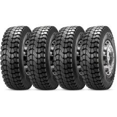 Imagem de Kit 4 Pneu Pirelli 275/80r22.5 149l Tl Tg88 Borrachudo Misto
