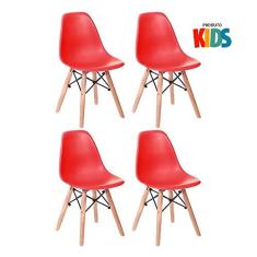 Imagem de KIT - 4 x cadeiras infantil Eames Eiffel Junior - Kids