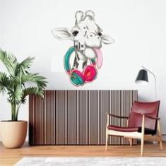 Imagem de Adesivo de parede Decor Girafa musica tamanho 50cmx 60cm