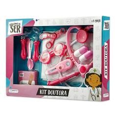 Médico brinquedos para crianças conjunto crianças de madeira fingir jogar  kit jogos para meninas meninos vermelho