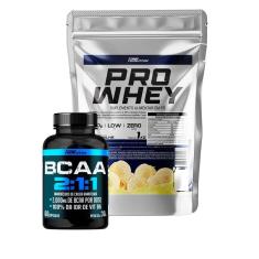 Imagem de Whey Protein Concentrado Refil 1Kg + Bcaa 2:1:1 2000mg - Pote 60 Cápsulas - Pro Healthy