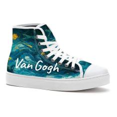Imagem de Tênis Cano Alto Pintor Vincent Van Gogh Arte-Unissex