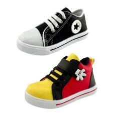 Imagem de Kit 2 Pares De Tênis Infantil Menino Calce Fácil Tamanho 17 Ao 27 - Li