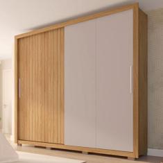 Imagem de Guarda-roupa Casal Moviment 2 Portas 4 Gavetas Buriti/fendi - Caemmun