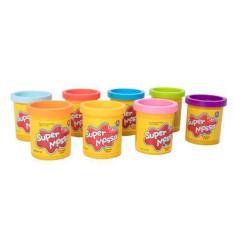 Imagem de Massinha Super Massa Kit 8 Potes Estrela