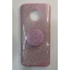 Imagem de Capa Capinha para motolora moto g6 plus Glitter Brilhante Diversas Cor