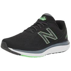 Imagem de New Balance Fresh Foam 680 V7 Tênis de corrida masculino, Preto/mola vibrante, 39